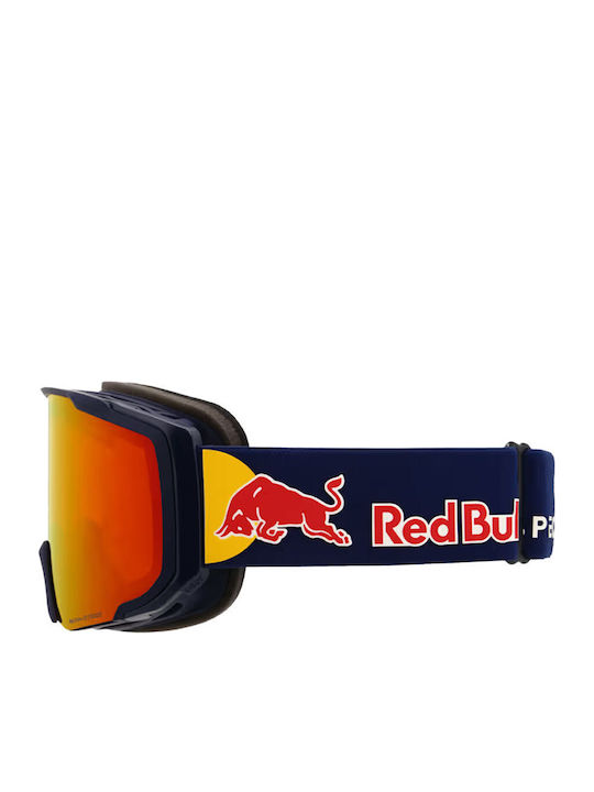 Red Bull Spect Ski & Snowboard Goggles Kids Blue with Lens in Blue Color