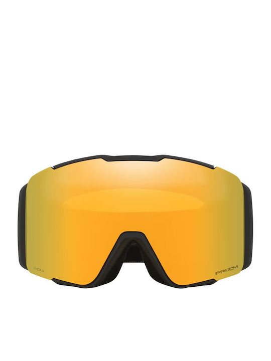 Oakley Μάσκα Σκι & Snowboard Ενηλίκων Μαύρη με Φακό σε Μαύρο Χρώμα Oakley Μάσκα Σκι & Snowboard Ενηλίκων Μαύρη με Φακό σε Μαύρο Χρώμα