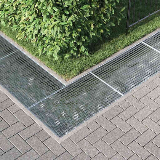 Plasă Argintie 30 X 30 X 2 Cm Oțel Galvanizat Prin Imersie La Rece 42018650 Argintiu