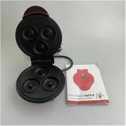 Μίνι Συσκευή 3 Donuts 350w Κόκκινη