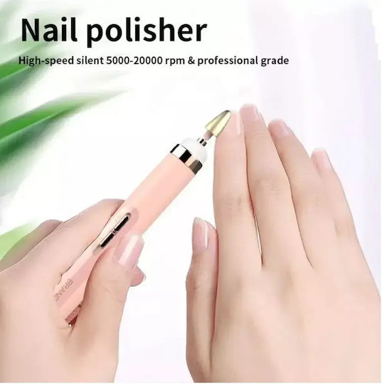 Andowl Nail Drill Battery Pink