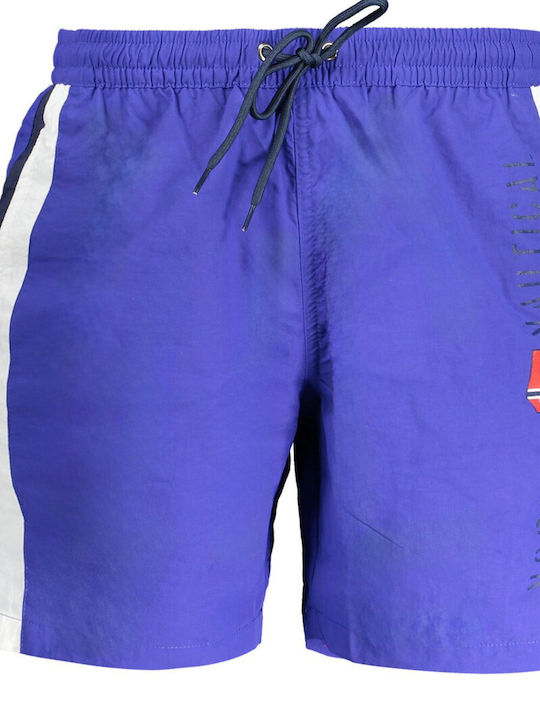 Ανδρικό Μαγιό Σορτς Blue με Σχέδια