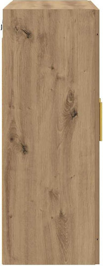 Wand Wohnzimmer Nische aus Spanplatte Artisan Eiche 69.5x34x90cm