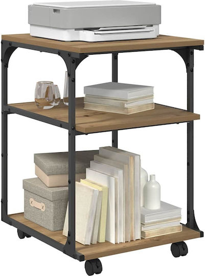 Bücherregal Artisan Eichenholz 43x48x64cm