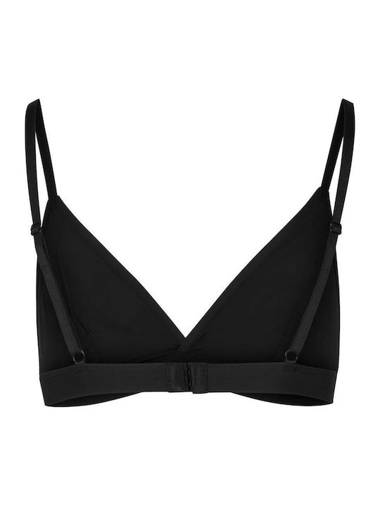 Ladies Basic Unpadded Bra 2-pack Black+black