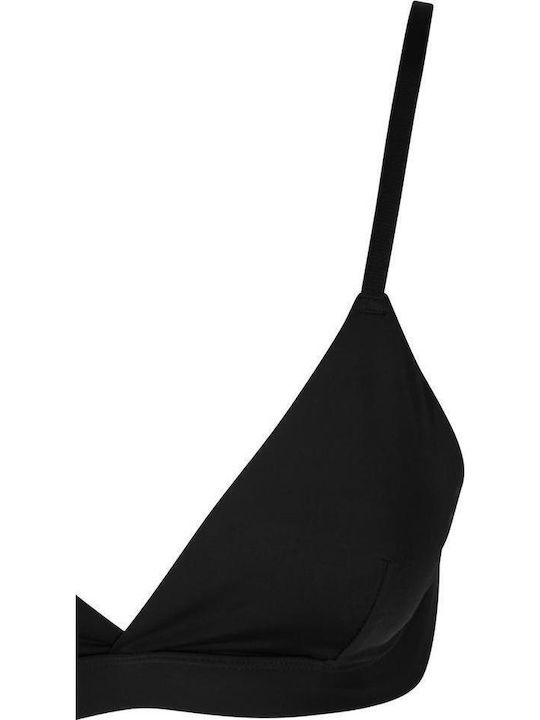 Ladies Basic Unpadded Bra 2-pack Black+black