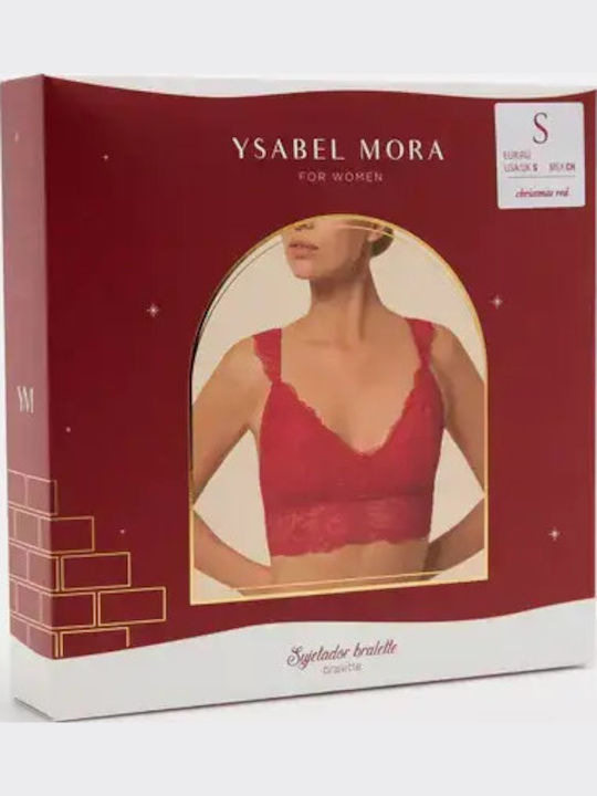 Ysabel Mora Women's Bralette Bra Red