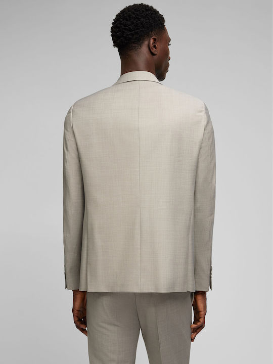 Men's Winter Suit Slim Fit Sand