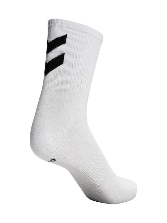 Hummel Chevron Αθλητικές Κάλτσες Λευκές 6 Ζεύγη