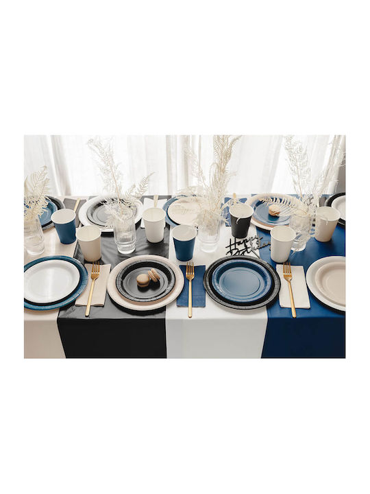 PartyDeco Tablecloth White 137x183cm