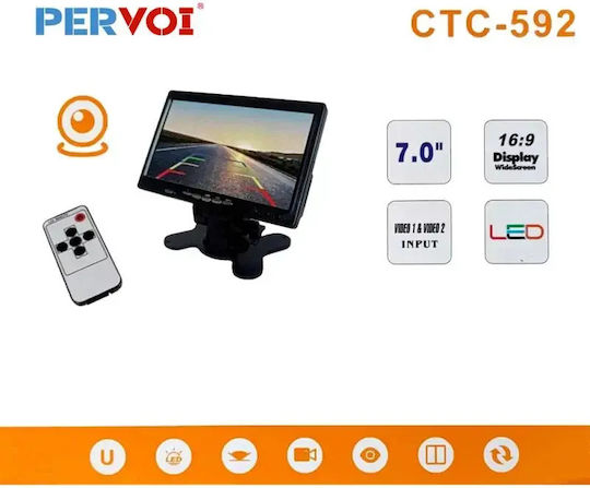 PerVoi Οθόνη 7" για Ταμπλό Αυτοκινήτου