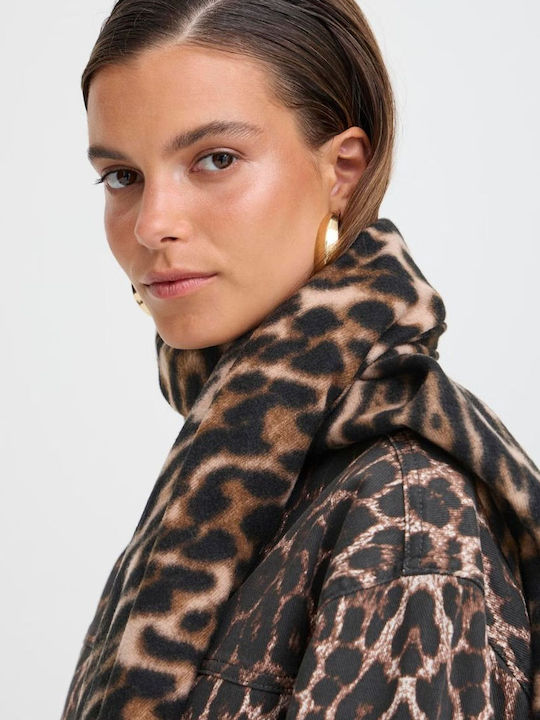Women's Wool Scarf Brown