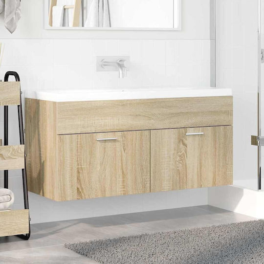 vidaXL Countertop without Sink L38.5xW38.5xH46cm Sonoma Oak