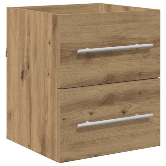 vidaXL Countertop without Sink L38.5xW41xH48cm Artisan Oak