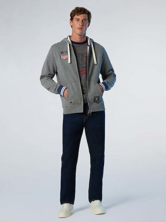 Hoodie Medium Gray Melange
