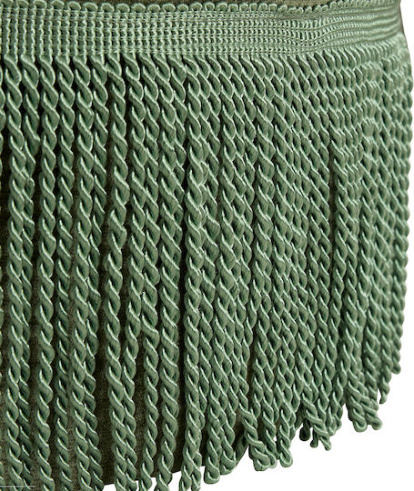 Stool For Living Room Upholstered with Fabric A-s Alanya Green 38x38x38cm