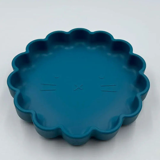 Pandaboo Baby Food Plate made of Silicone Brown