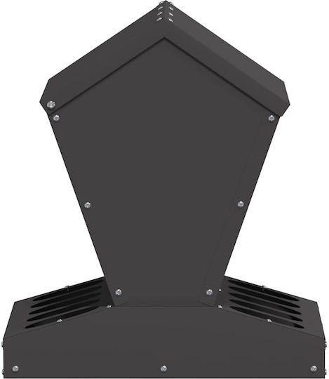 vidaXL Metal Feeder for Hens and Poultry with Capacity 4.65kg 40x40x45cm