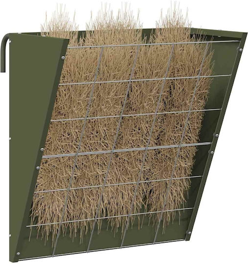 vidaXL Alimentator Metalic Pentru Ovine Cu Capacitate 5kg 61x33x66cm