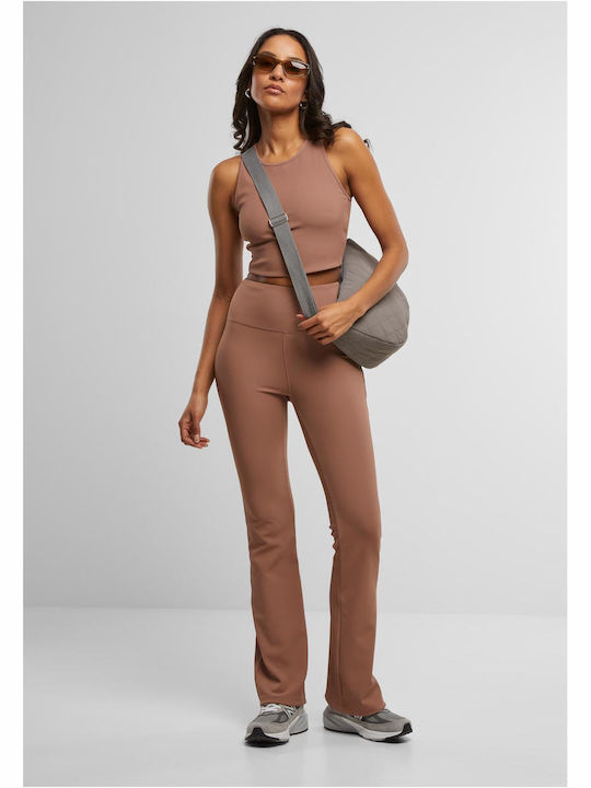 Παντελόνι Φόρμας Καμπάνα Light Brown