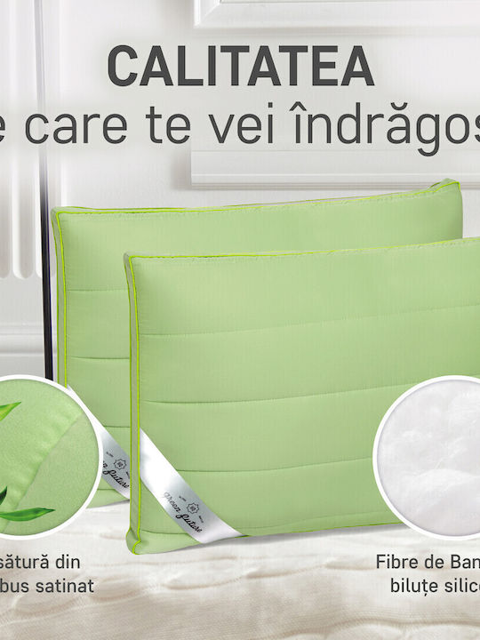 Green Future Nature Bamboo Μαξιλάρι Ύπνου Σιλικόνης 37x37cm