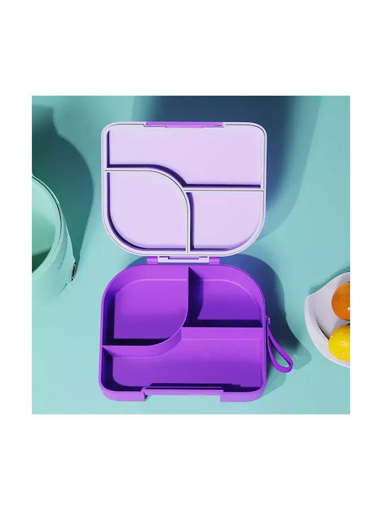 Pandaboo Plastic Thermo Lunch Box Gray