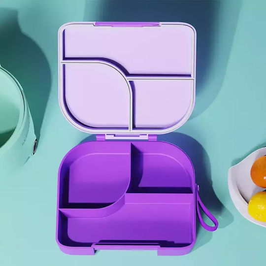 Pandaboo Lunchbox Isolierte Lunchbox Kunststoff Gray 1Stück
