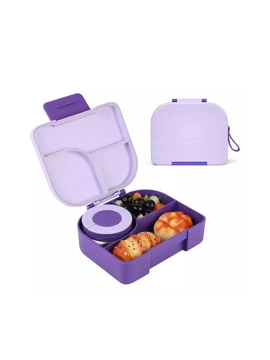 Pandaboo Plastic Thermo Lunch Box Gray
