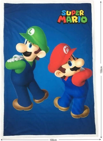 Kinderdecke Mario Bros 25 X 14 X 26 Cm Schwarze Zootiere
