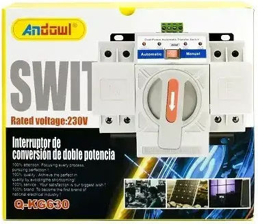 Andowl Διπολικός Διακόπτης Ράγας 230V 63A