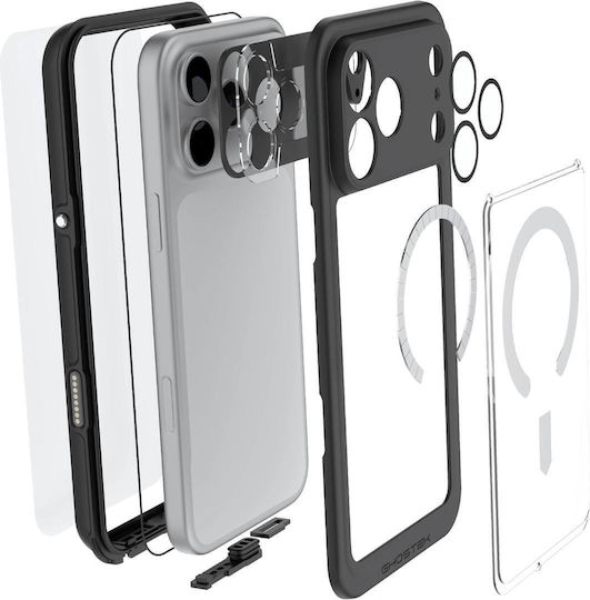 Ghostek Nautical Slim 360 Full Cover Plastic / Silicone 2mm Waterproof Transparent (iPhone 17 Pro Max)