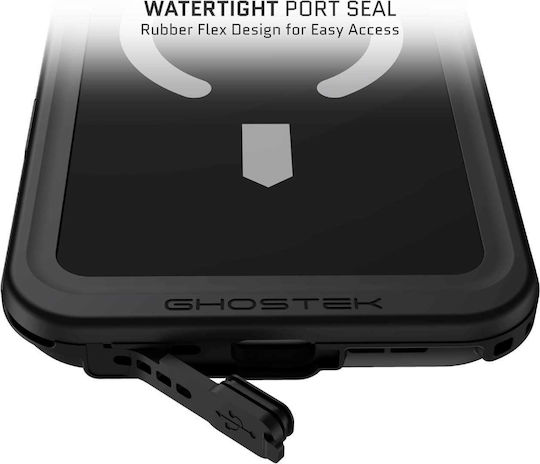 Ghostek Nautical Slim 360 Full Cover Plastic / Silicone 2mm Waterproof Black (iPhone 17 Pro Max)