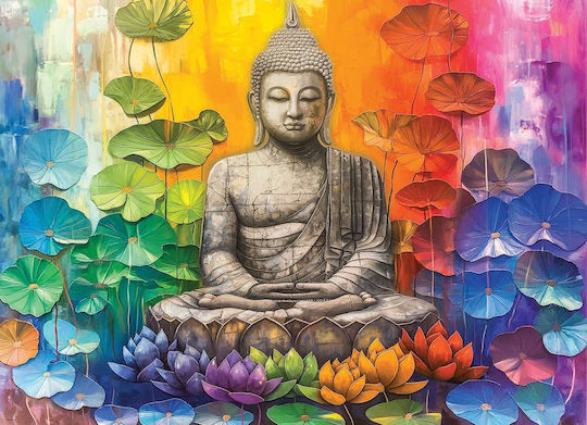 Colorful Buddha Puzzle 2D Smart Cut Design 1000pcs 6000-5925