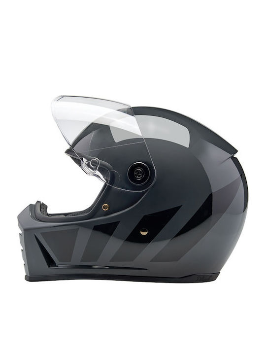 Biltwell Lane Splitter Grey Inertia Κράνος Μηχανής Full Face DOT / ECE 22.05