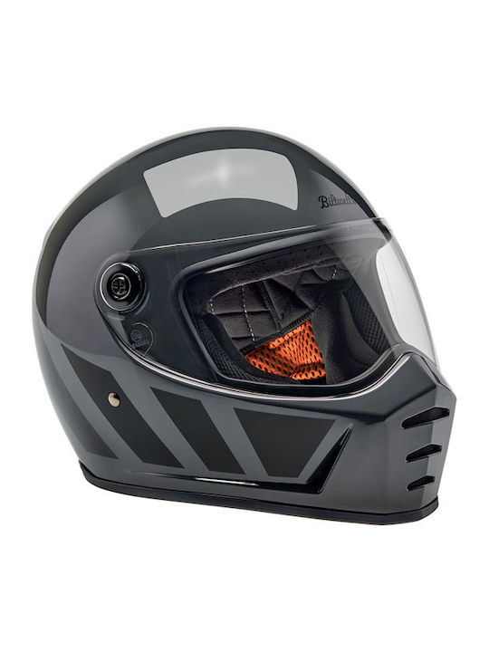 Biltwell Lane Splitter Grey Inertia Κράνος Μηχανής Full Face DOT / ECE 22.05