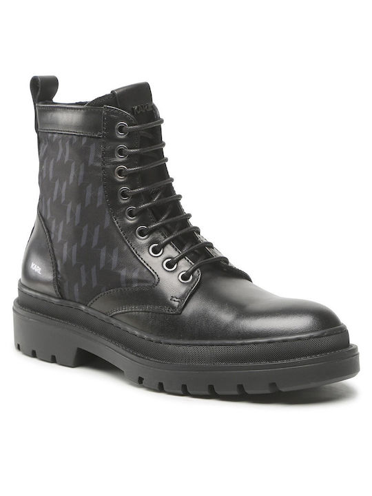 Outland Leather Black Boots