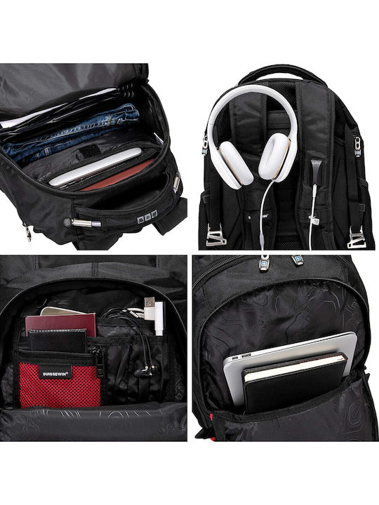 Suissewin Backpack 34lt Black