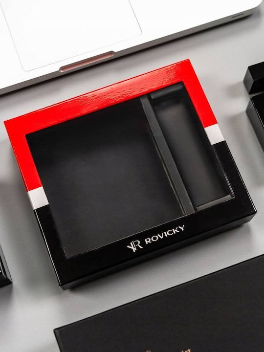 Δερμάτινο Γυναικείο Πορτοφόλι με RFID Κόκκινο