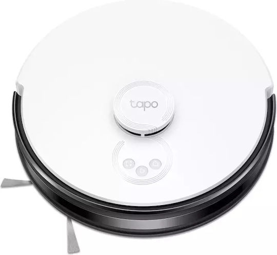 TP-LINK Tapo Rv20 Max Σκούπα Ρομπότ με Χαρτογράφηση Laser & Απορρόφηση 5300Pa Λευκή