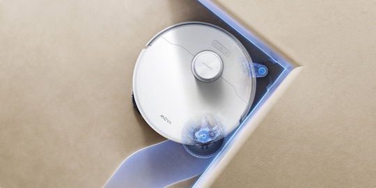 Mova P50 Pro Ultra Robot Vacuum Cleaner with Laser Mapping & 19000Pa Suction Power White