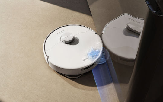 Mova P50 Pro Ultra Robot Vacuum Cleaner with Laser Mapping & 19000Pa Suction Power White