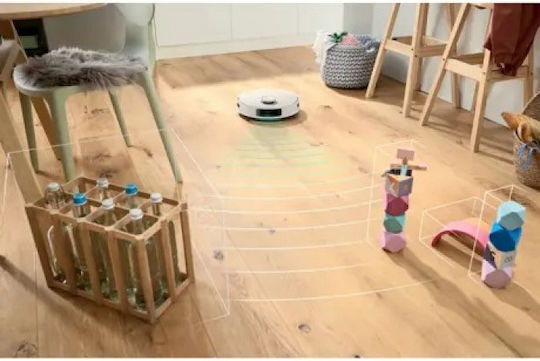 Bosch Spotless Advanced Σκούπα Ρομπότ με Χαρτογράφηση Laser & Απορρόφηση 11000Pa Λευκή