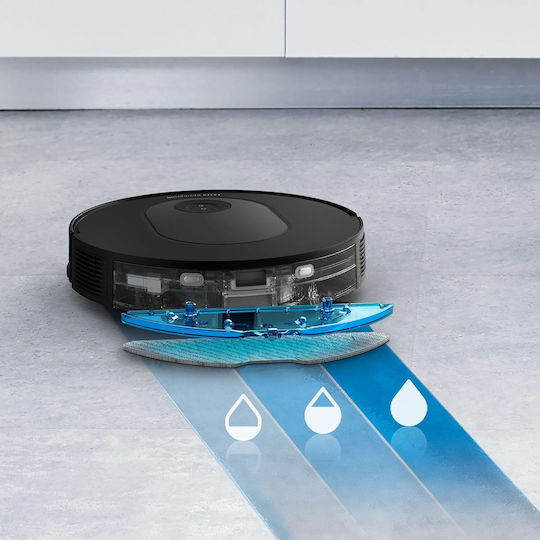 Rowenta X-Plorer Serie 65 Σκούπα Ρομπότ με Χαρτογράφηση Laser & Απορρόφηση 3000Pa Μαύρη