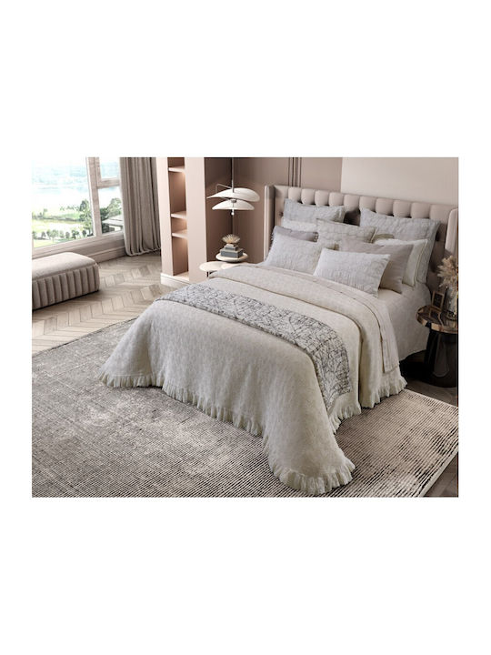 Liolios Home Diamond Blanket Double 230x260cm Grey
