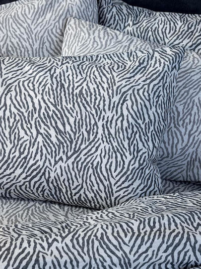Palamaiki Set Duvet Cover Fashion Life Fl6287 Cotton 170x250cm Single with Pillowcase White
