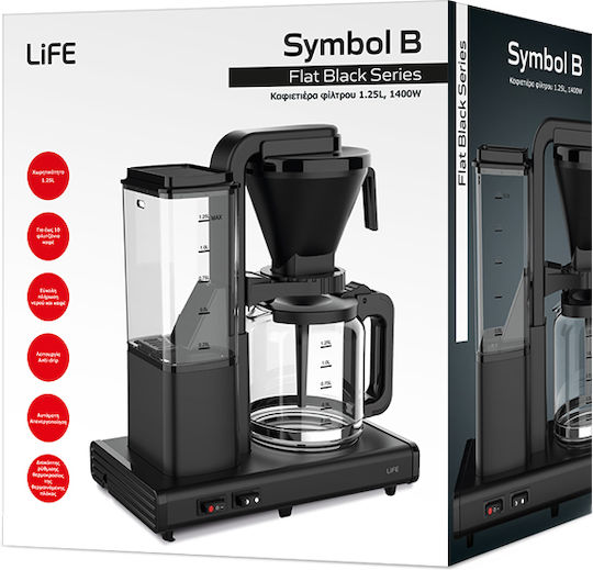 Life Symbol Καφετιέρα Φίλτρου 1400W