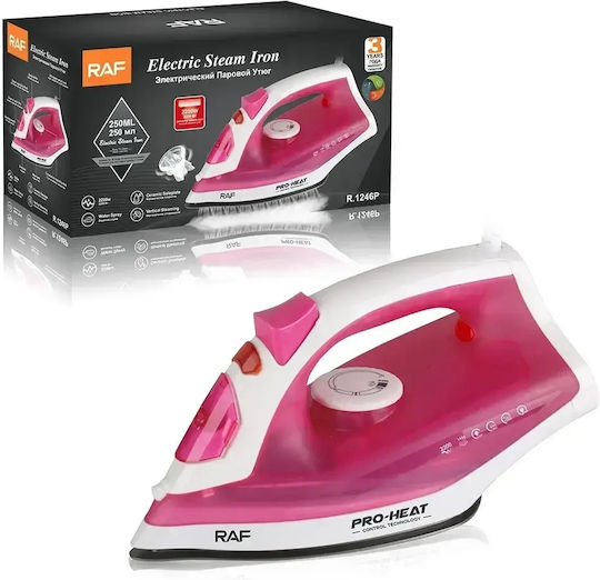 Raf Σίδερο Ατμού 2200W με Κεραμική Πλάκα και Συνεχόμενη Παροχή Ατμού 14gr/min