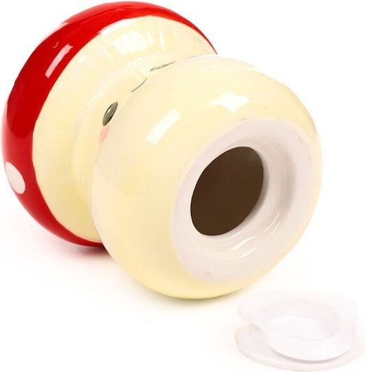 Mb265 Puckator Ceramic Money Box Mushroom Red