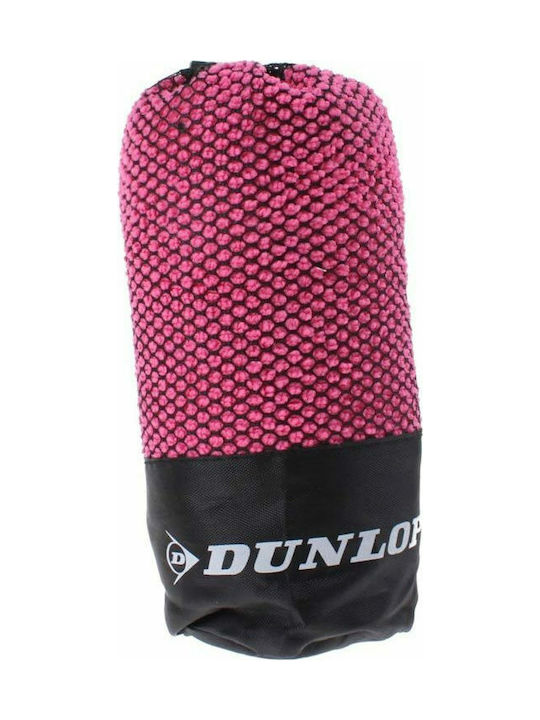 Dunlop Sport Microfiber Pink Gym Towel with Carrying Case 80x40cm