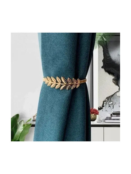 ForHome Tie-Back Hook made of Metal Gold 1pcs